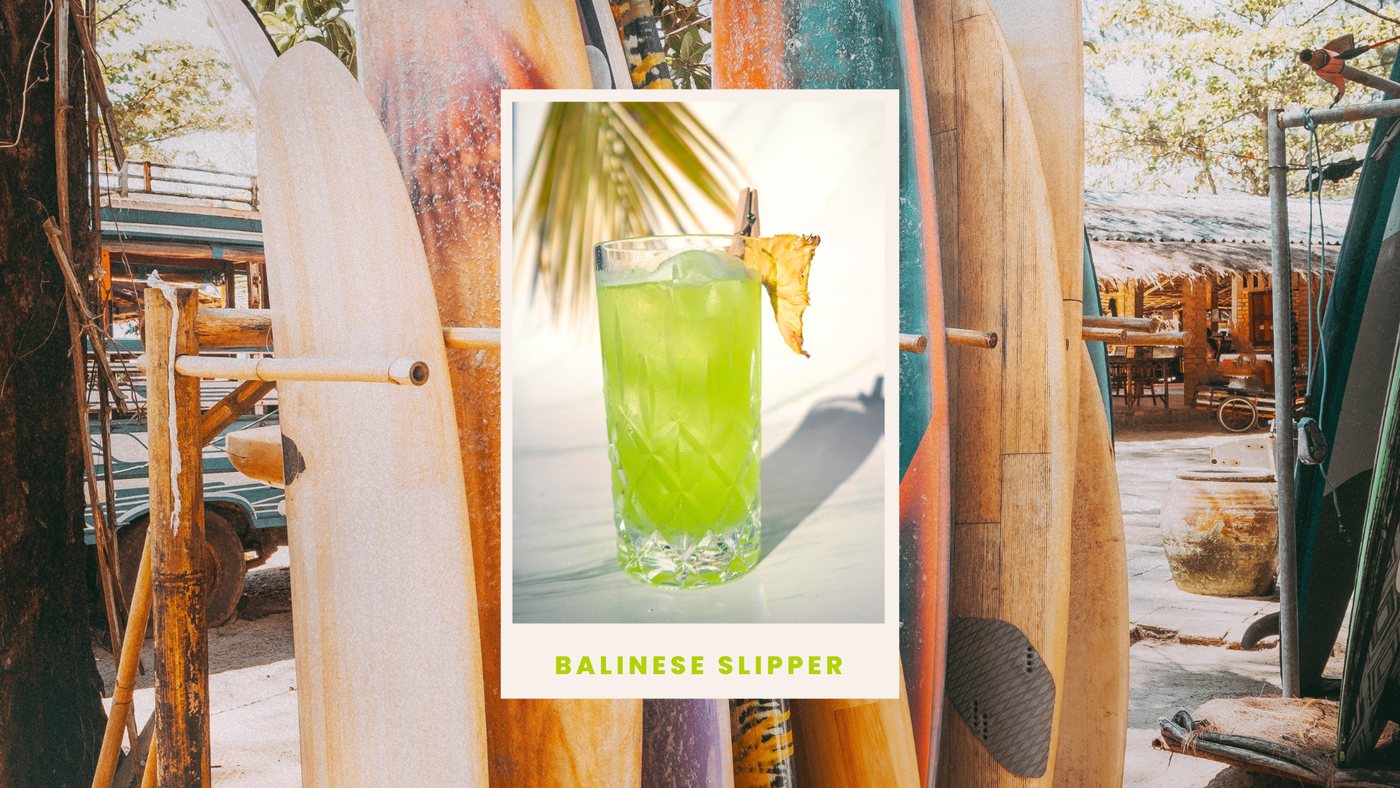 Tikibus signature cocktail — Balinese Slipper