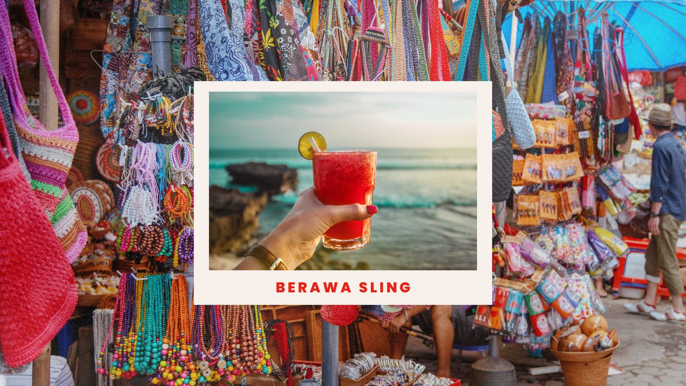 Tikibus signature cocktail — Berawa Sling