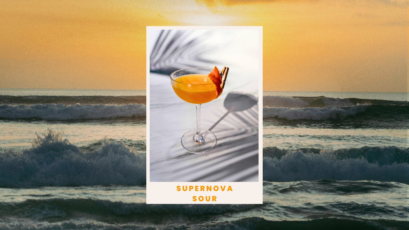 Tikibus signature cocktail — Supernova Sour