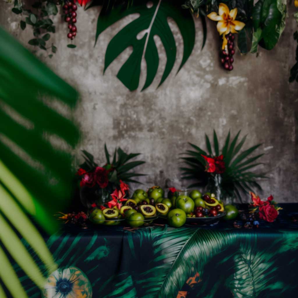 Fresh local fruits and tropical styling on the Tikibus